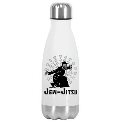 I Know Jew Jitsu Shirts Jew Jitsu Jiu Jitsu Martial Arts Stainless Steel Insulated Water Bottle