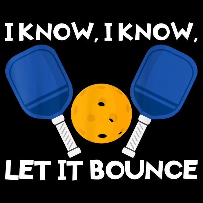 I Know Let It Bounce Pickleball 16 in Basic Backpack