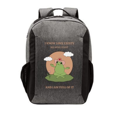 I Know Love Exists Because I Exist Vector Backpack