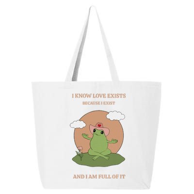 I Know Love Exists Because I Exist 25L Jumbo Tote