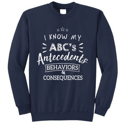 I Know My AbcS Teacher Gift Behavior Analysis Sweatshirt