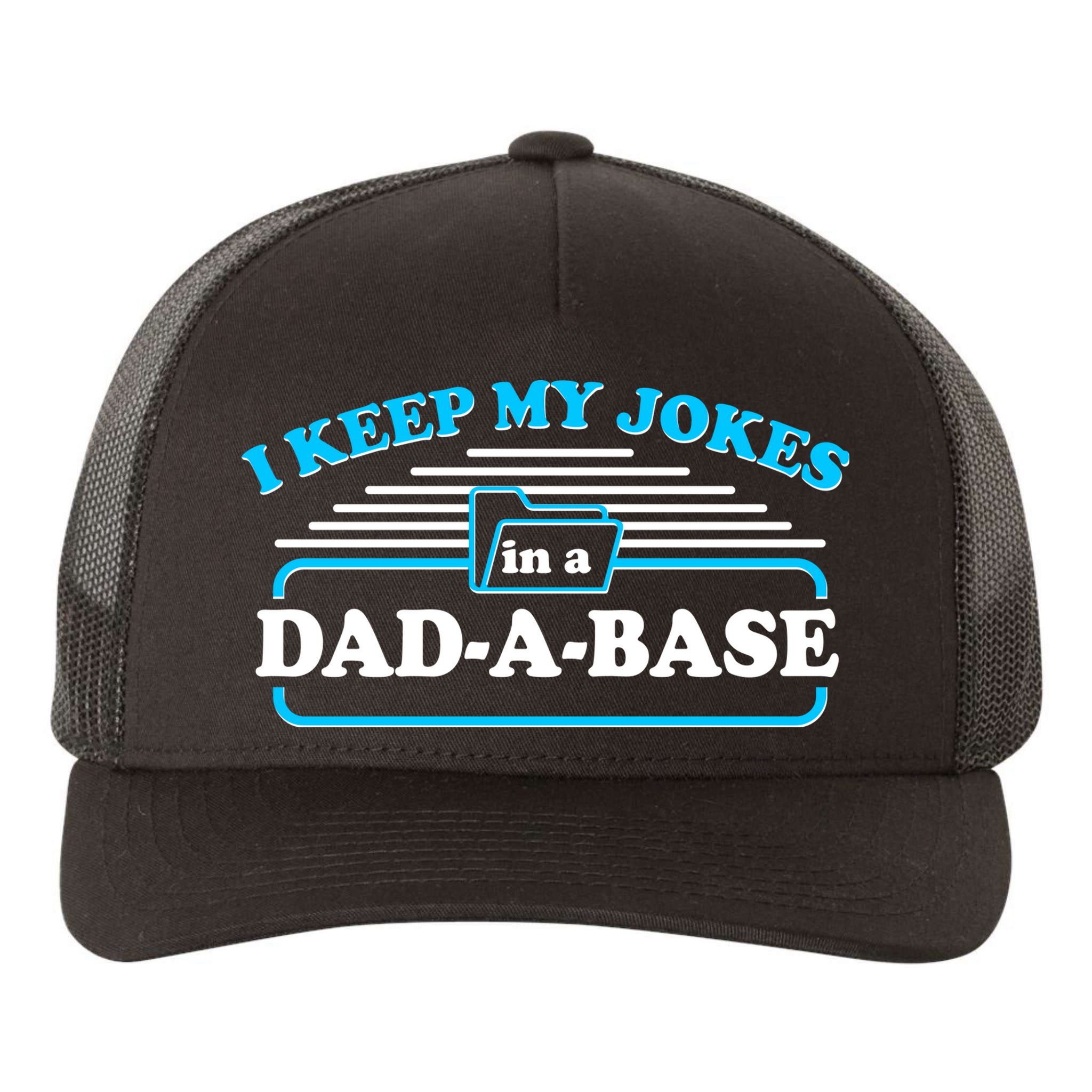 I Keep My Jokes In A DadABase Yupoong Adult 5-Panel Trucker Hat