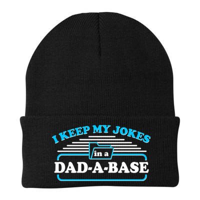 I Keep My Jokes In A DadABase Knit Cap Winter Beanie