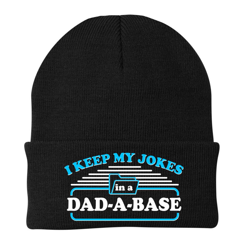 I Keep My Jokes In A DadABase Beanie