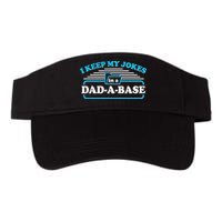 I Keep My Jokes In A DadABase Valucap Bio-Washed Visor