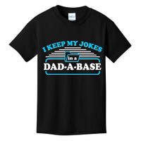 I Keep My Jokes In A DadABase Kids T-Shirt