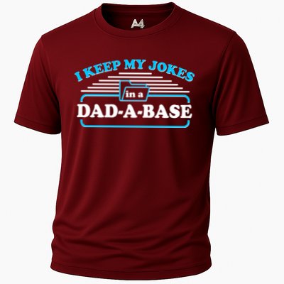 I Keep My Jokes In A DadABase Performance Shirt