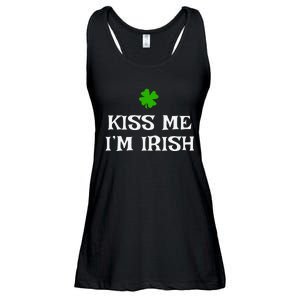 Irish Kiss Me Im Irish St Patricks Day Ladies Essential Flowy Tank