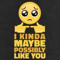 I Kind Maybe Possibly Like You Emoji Cool Comfort Performance Bucket Hat