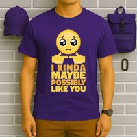 I Kind Maybe Possibly Like You Emoji T-Shirt