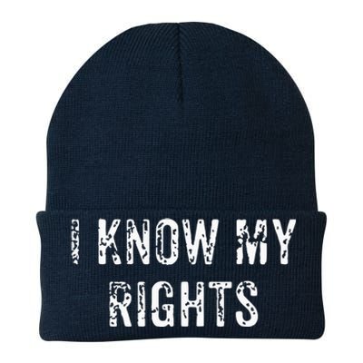 I Know My Rights | Civil Justice Protest Tee Knit Cap Winter Beanie