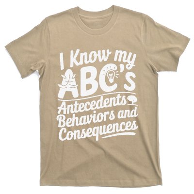 I Know My AbcS Behavior Analyst Therapist T-Shirt