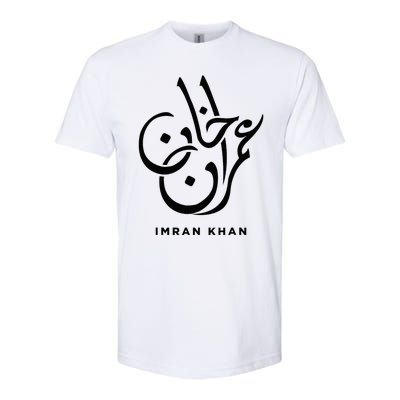 Imran Khan Name Pti Arabic Art Calligraphy Pakistan Softstyle CVC T-Shirt