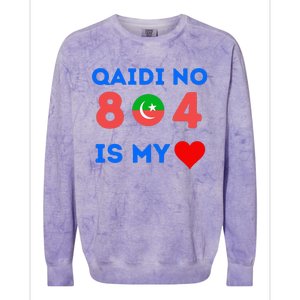 Imran Khan Number Qaidi No 804 Is Our Love Pti Supporter Colorblast Crewneck Sweatshirt