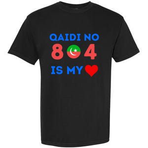 Imran Khan Number Qaidi No 804 Is Our Love Pti Supporter Garment-Dyed Heavyweight T-Shirt