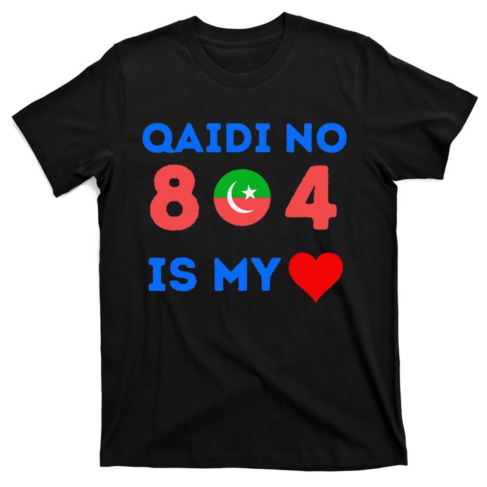 Imran Khan Number Qaidi No 804 Is Our Love Pti Supporter T-Shirt