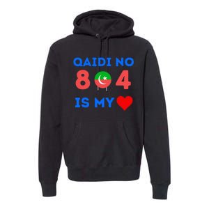 Imran Khan Number Qaidi No 804 Is Our Love Pti Supporter Premium Hoodie