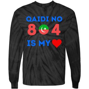 Imran Khan Number Qaidi No 804 Is Our Love Pti Supporter Tie-Dye Long Sleeve Shirt