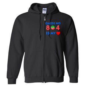 Imran Khan Number Qaidi No 804 Is Our Love Pti Supporter Full Zip Hoodie