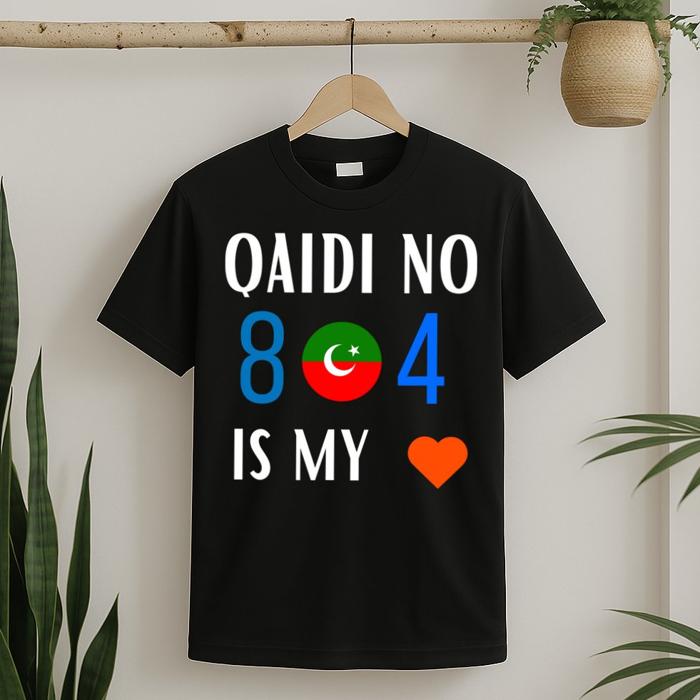 Imran Khan Number Qaidi No 804 Is Our Love Pti Supporter T-Shirt