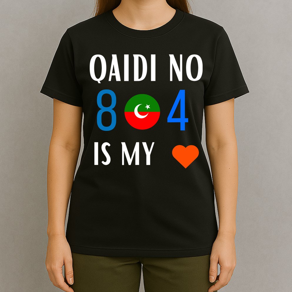 Imran Khan Number Qaidi No 804 Is Our Love Pti Supporter T-Shirt