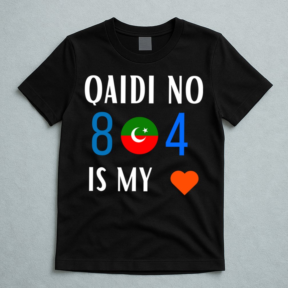 Imran Khan Number Qaidi No 804 Is Our Love Pti Supporter T-Shirt