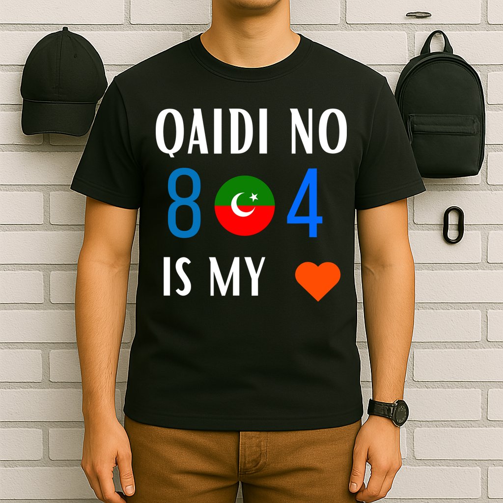 Imran Khan Number Qaidi No 804 Is Our Love Pti Supporter T-Shirt