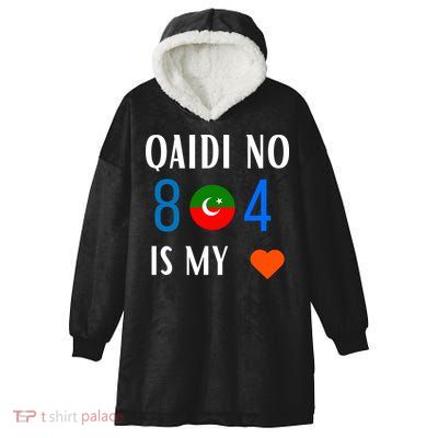 Imran Khan Number Qaidi No 804 Is Our Love Pti Supporter Hooded Wearable Blanket