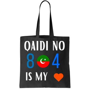 Imran Khan Number Qaidi No 804 Is Our Love Pti Supporter Tote Bag