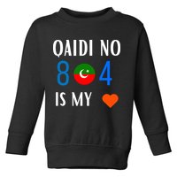Imran Khan Number Qaidi No 804 Is Our Love Pti Supporter Toddler Sweatshirt