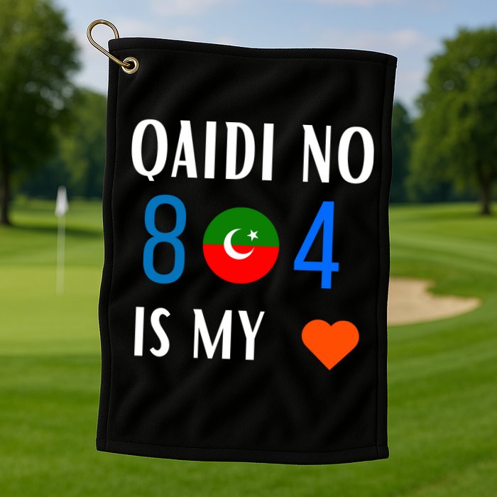Imran Khan Number Qaidi No 804 Is Our Love Pti Supporter Golf Towel