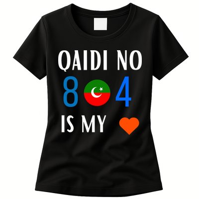 Imran Khan Number Qaidi No 804 Is Our Love Pti Supporter Womens T-Shirt