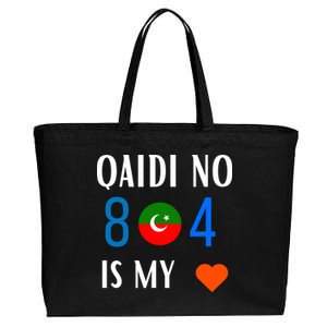 Imran Khan Number Qaidi No 804 Is Our Love Pti Supporter Cotton Canvas Jumbo Tote