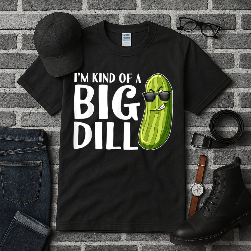 I'm Kind Of A Big Dill Funny Pickle Tall T-Shirt