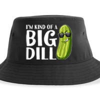 I'm Kind Of A Big Dill Funny Pickle Sustainable Bucket Hat