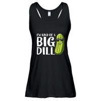 I'm Kind Of A Big Dill Funny Pickle Ladies Essential Flowy Tank