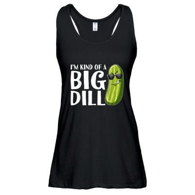 I'm Kind Of A Big Dill Funny Pickle Ladies Essential Flowy Tank