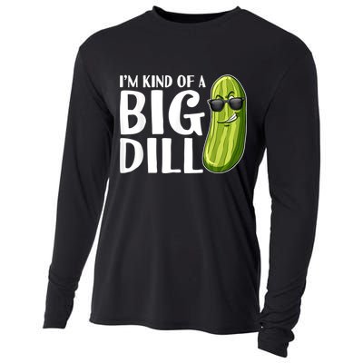 I'm Kind Of A Big Dill Funny Pickle Cooling Performance Long Sleeve Crew