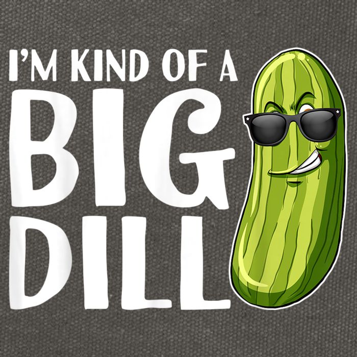 I'm Kind Of A Big Dill Funny Pickle Cotton Canvas Backpack