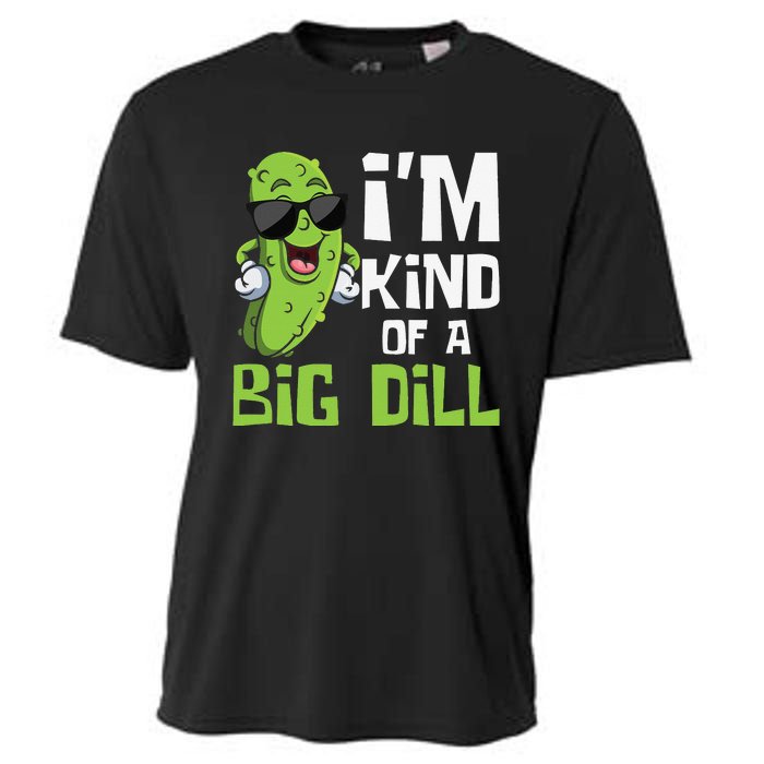 I'm Kind Of A Big Dill Pickle Cucumber Vegetable Vegan Cooling Performance Crew T-Shirt