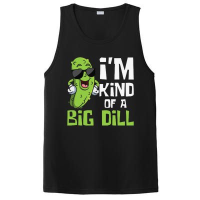 I'm Kind Of A Big Dill Pickle Cucumber Vegetable Vegan PosiCharge Competitor Tank