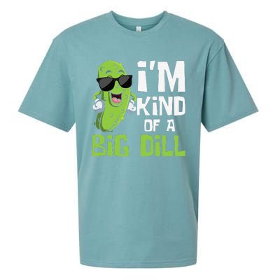 I'm Kind Of A Big Dill Pickle Cucumber Vegetable Vegan Sueded Cloud Jersey T-Shirt