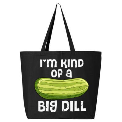 I'm Kind Of A Big Dill Funny Pickle Food Pun 25L Jumbo Tote