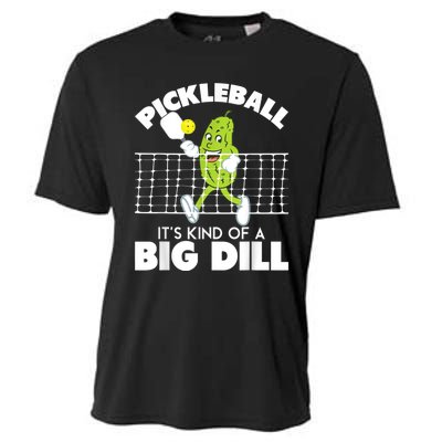 It's Kind Of A Big Dill Funny Pickleball Paddleball Cooling Performance Crew T-Shirt