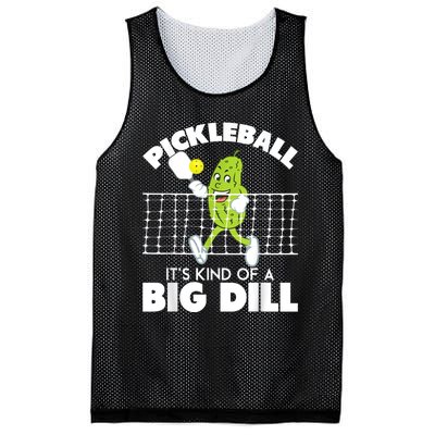 It's Kind Of A Big Dill Funny Pickleball Paddleball Mesh Reversible Basketball Jersey Tank