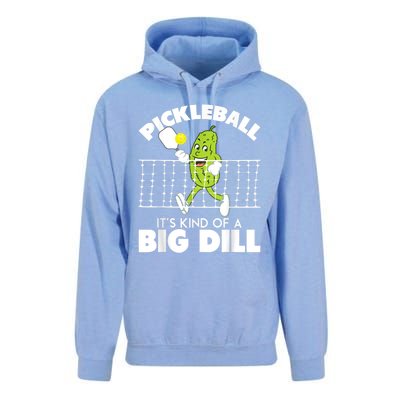 It's Kind Of A Big Dill Funny Pickleball Paddleball Unisex Surf Hoodie