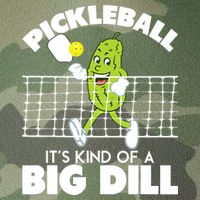 It's Kind Of A Big Dill Funny Pickleball Paddleball Legacy Tie Dye Trucker Hat