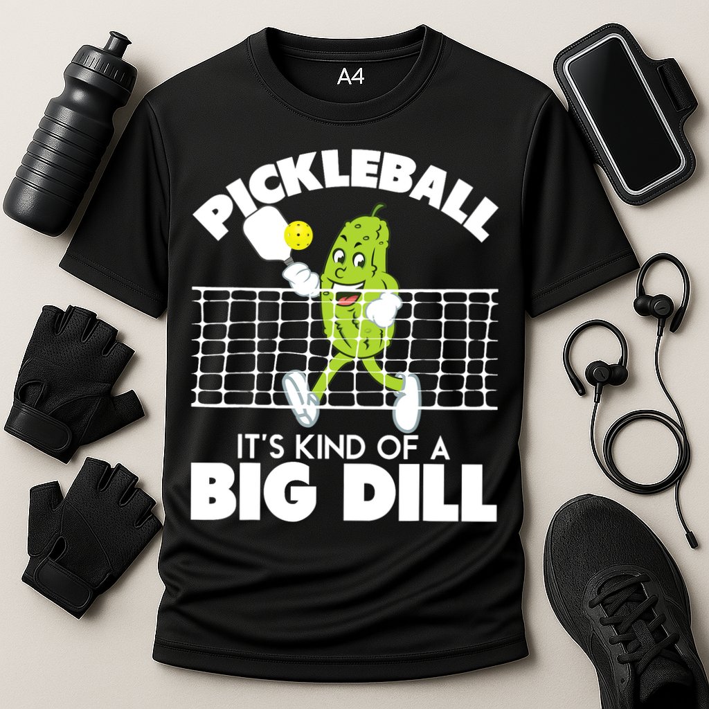 It's Kind Of A Big Dill Funny Pickleball Paddleball Performance Shirt