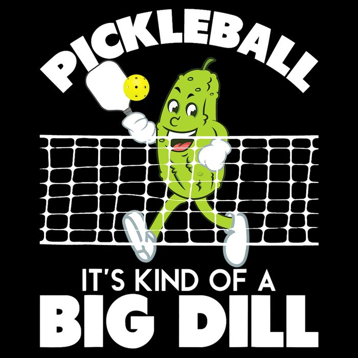 It's Kind Of A Big Dill Funny Pickleball Paddleball 16 in Basic Backpack