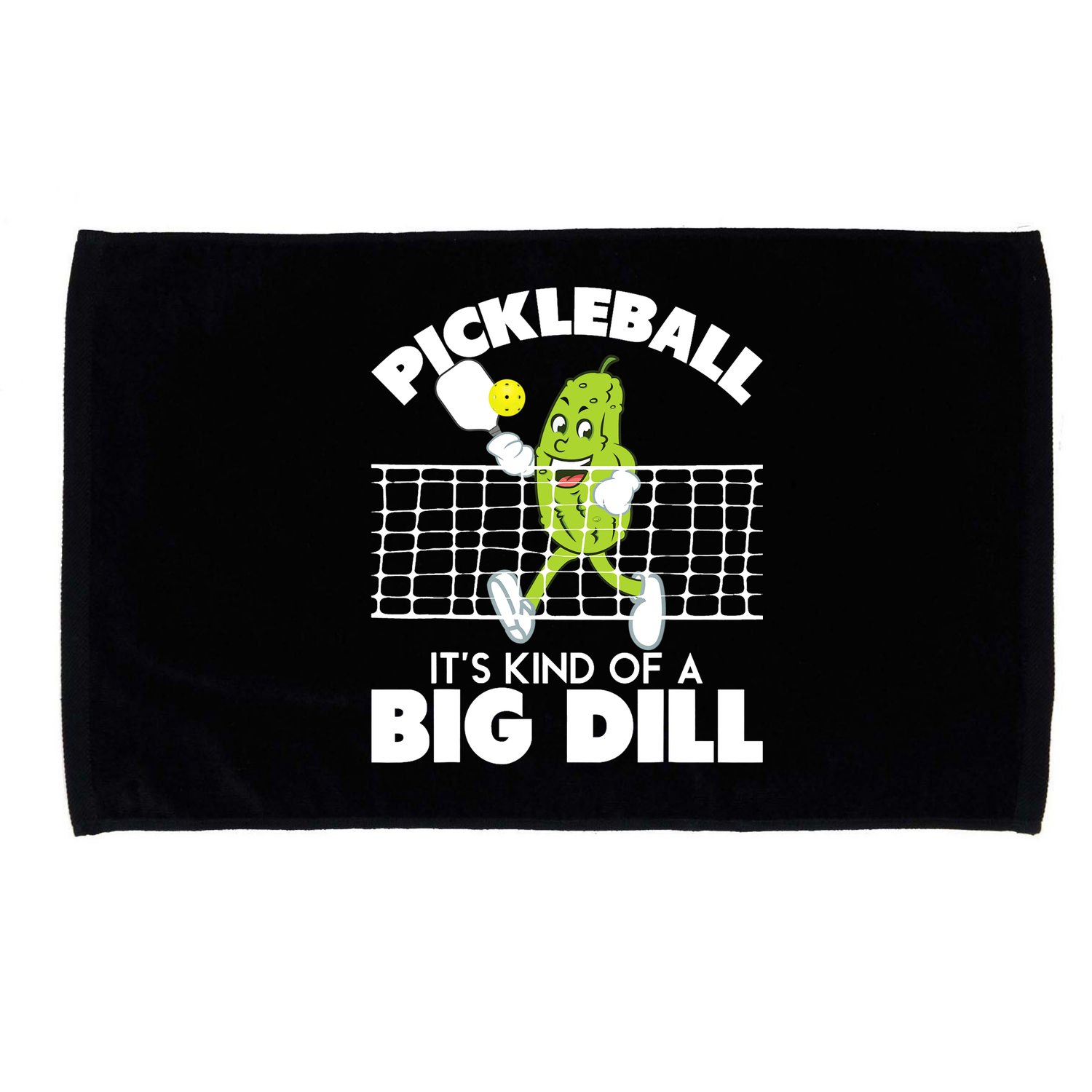 It's Kind Of A Big Dill Funny Pickleball Paddleball Microfiber Hand Towel